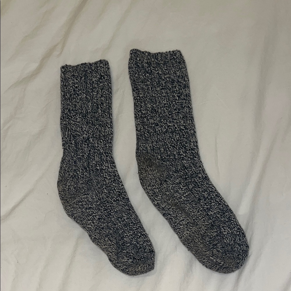 J Crew Camp Socks-Marled Navy